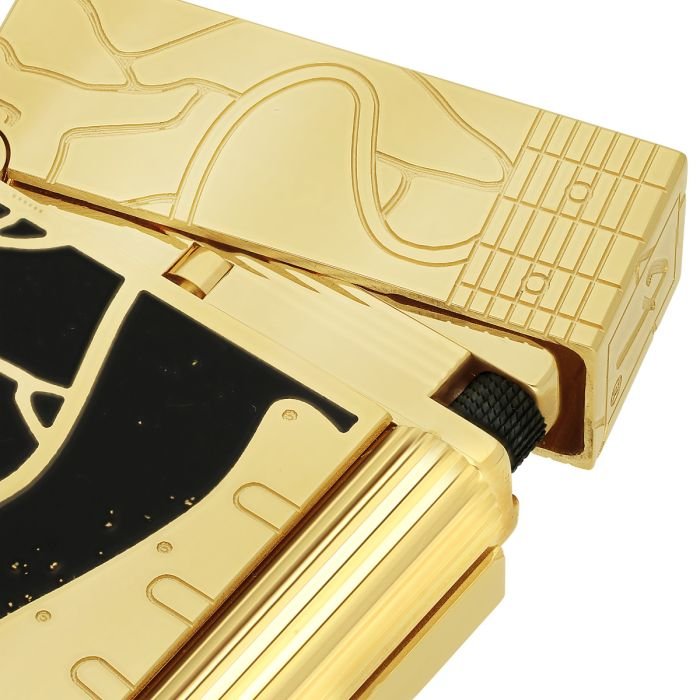 S.T.Dupont Lighter LI L2 CLING FENDER BLK/YG+NECK / C16025CL - Image 3