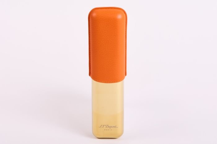 S-T.Dupont 2 CG CASE ORANGE GR/GOLDEN - Image 4