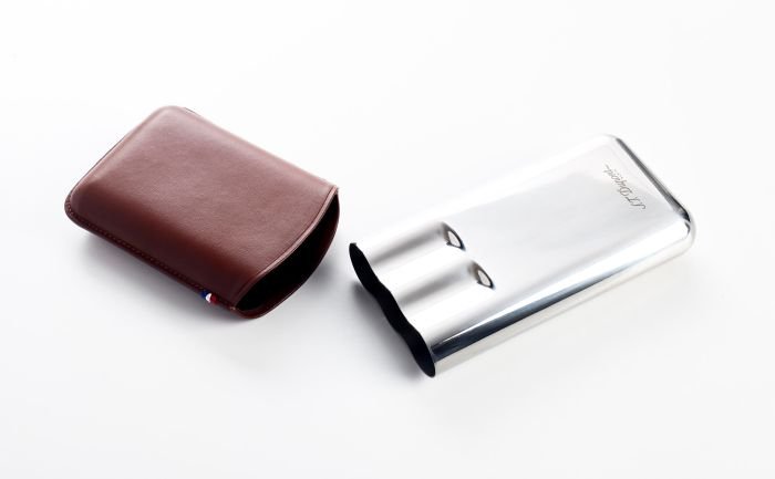 S.T.Dupont - Case 3 cigar compartments brown - Image 4