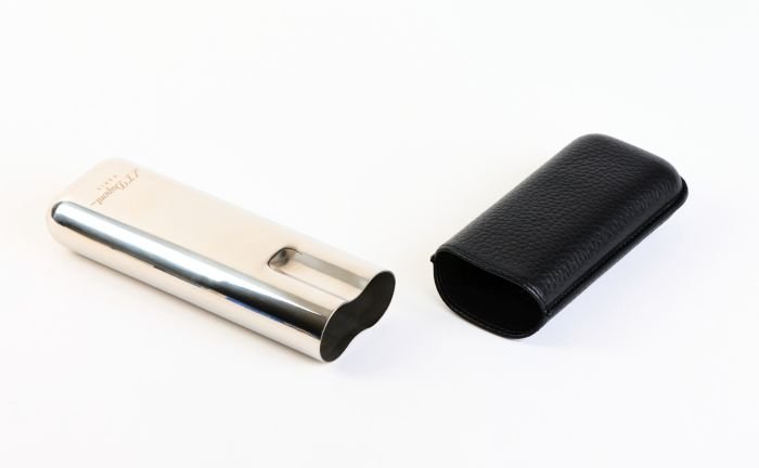 S.T.Dupont Etui 2 Cigars Black/Chrome / 183260 - Image 3
