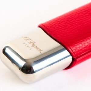 S.T.Dupont Etui 2 Cigars Red/Chrome