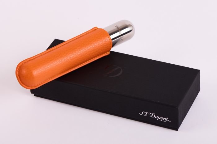S.T.Dupont ETUI 1 CG ORANGE GR/CHROME