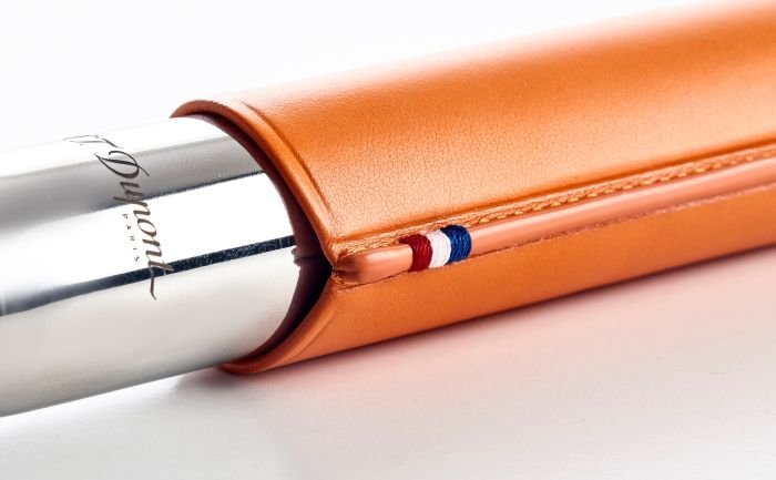 S.T.Dupont - Case 1 cigar compartment orange - Image 2