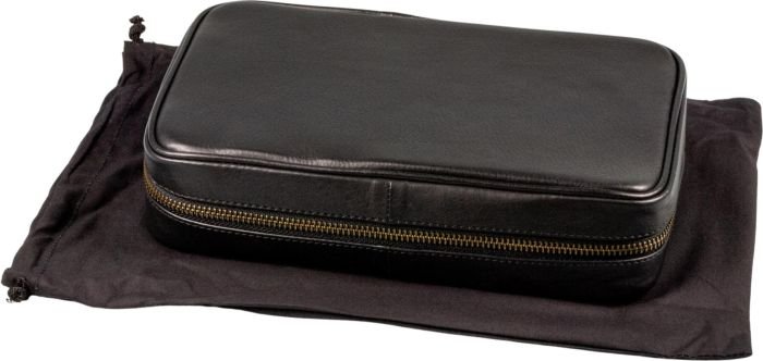 Passatore Leather Cigar Case Black - Image 3