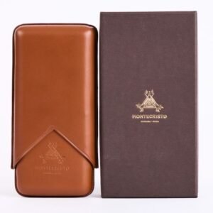 Montecristo Lederetui 3 Cigars brown