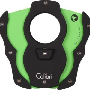 COLIBRI Cigar cutter "Cut" Black/Green 22mm