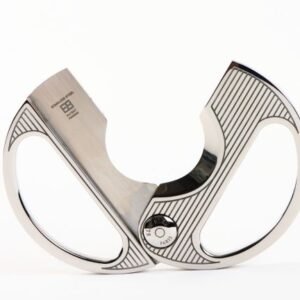 Elie Bleu Cigar Cutter EBC-2 Silver Pinstripe