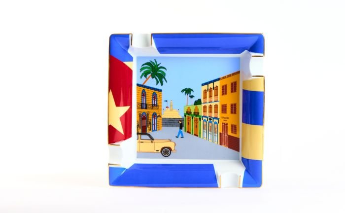 Elie Bleu - Ashtray Casa Cubana 4 Cig