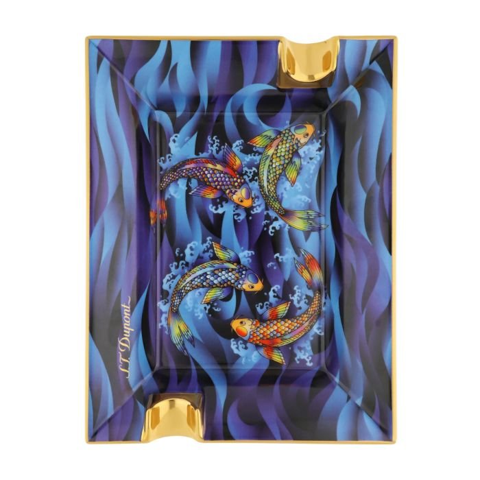 S.T.Dupont LARGE ASHTRAY KOI FISH